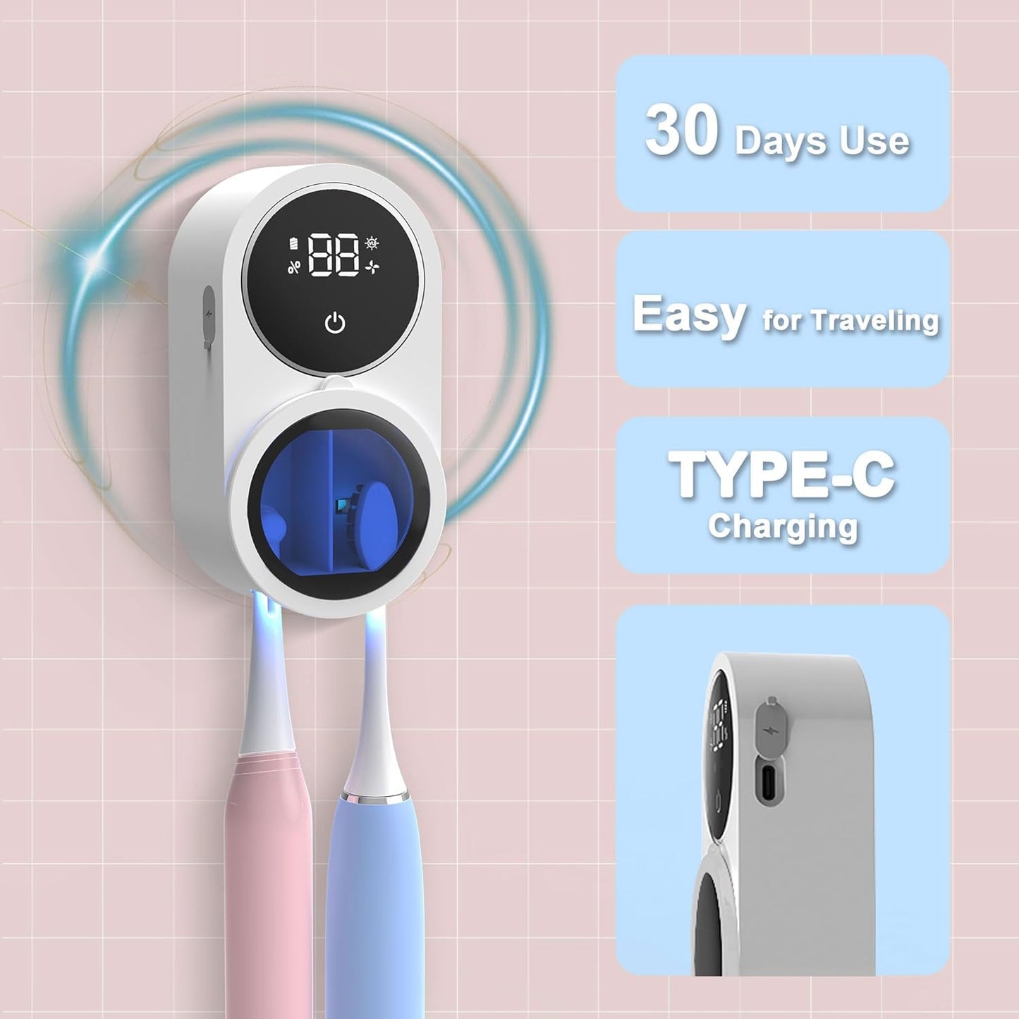 BrushGuard™ Pro - UV Toothbrush Sanitizer